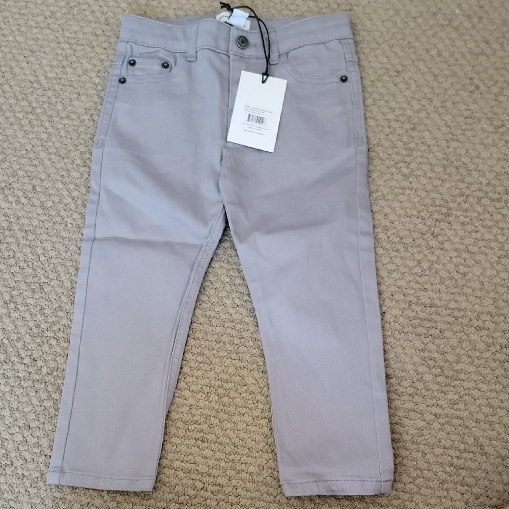 Classic Gray Kids Casual Pants